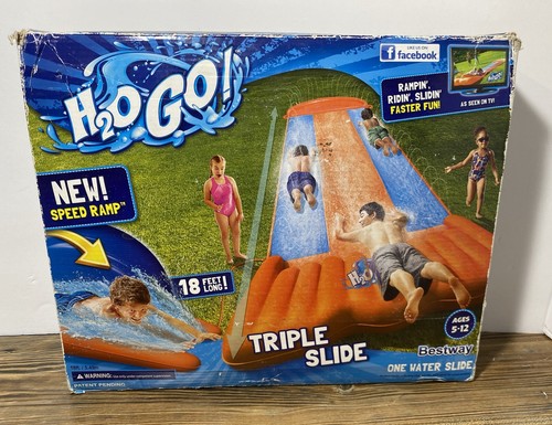 Inflatable water slide - inflatable, triple