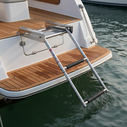 Step telescoping boat - telescoping, ladder